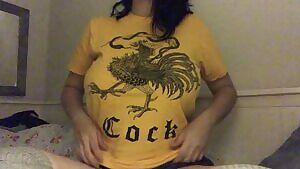 Fat cow with big boobs