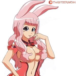 Squeezing the milk out of Melonas breasts