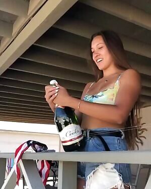 How not to open a bottle of champagne