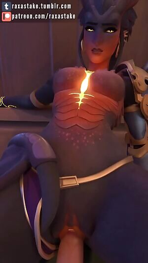 Dragon Sym Fucked POV, Animated GIF By Raxastake. Loop Watermarked Version 2