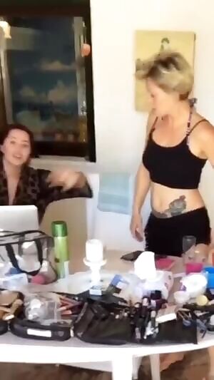 Lucy Flashing On Instagram