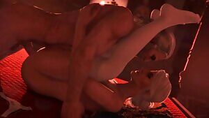 Ciri getting plowed by Geralt