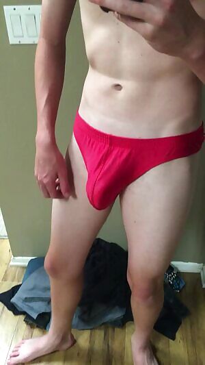 When you get semi hard in a speedo