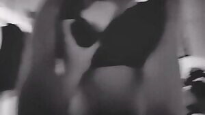 Riding him hard and deep, while he unveils my boobies. Wanna see more? Wanna join?