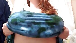 Thought I'd drop my titties for you one last time before one of these tornadoes blows me away today 😬