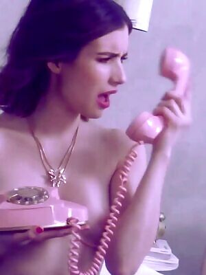 Emma Roberts' nipple exposed in a now-deleted Cosmopolitan video