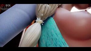 elsa getting fucked