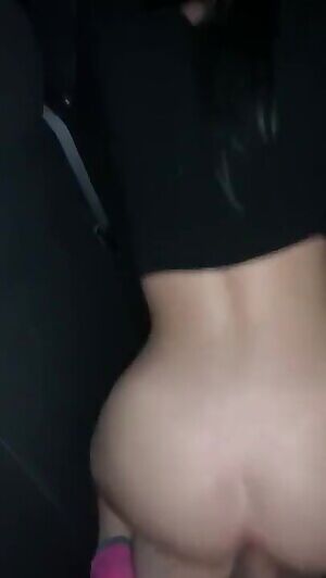 Teen slut riding my cock in the back of the truck!