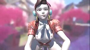 Cruiser D.va Stand-Up Fuck