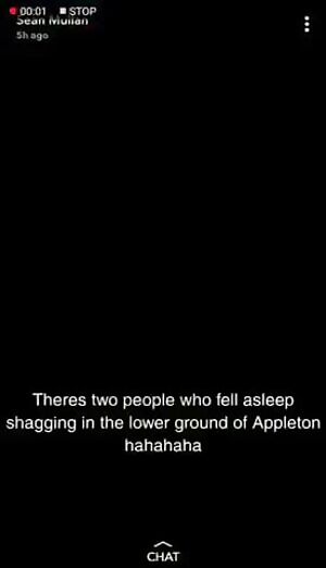 Sex in the hallway on the floor