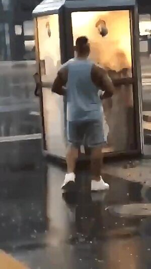 Public Sex In A Phone Booth