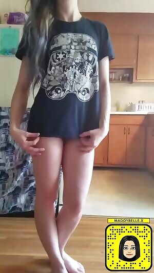 Stripping out of another favorite Star Wars shirt GIF ♡