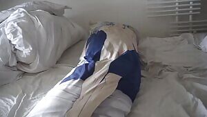 Me Cuddling Up to my Body Pillow