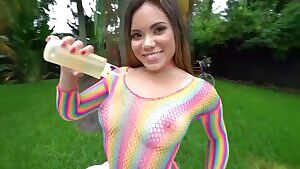 Soaking Rainbow Fishnets