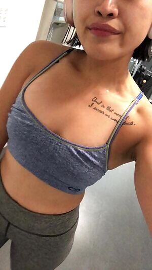 I always hope someone will catch me flashing at the gym