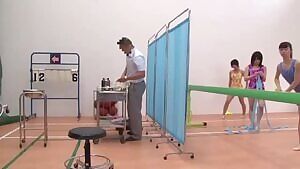 The Soft Body Of A Rhythmic Sports Gymnast. Surprise Pussy Inspection