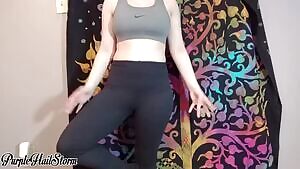 When yoga class gets a little spicy...