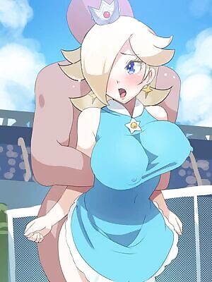 Princess Rosalina getting fucked from behind