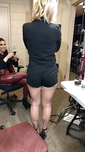 I want Renee Young to do this on my face