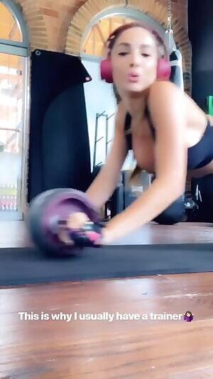 Shaking her ass