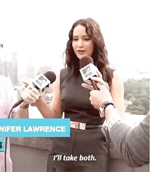 just Jennifer Lawrence being Jennifer Lawrence