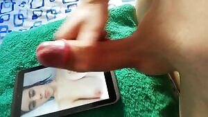 Billie Eilish Cum Tribute HUGE LOAD / Full video in comments