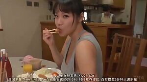 Kaho and her brother being sneaky in the kitchen