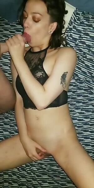 She's doing all the work