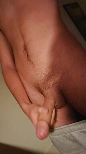 Casually stroking