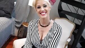 Blanche Bradburry – Big-Boob Blonde Blanches Anal A2M Fun