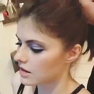 I want to cum all over Alexandra Daddario's pretty face