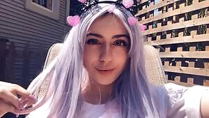 Calling all sissies, little dick losers, cucks & paysluts: Wanna be humiliated by a 19 year old Goddess out on the balcony? Of course you do. //