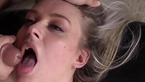 Chubby Girl Fed With Cum