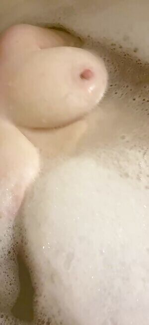 Tub time for this pale momma 22