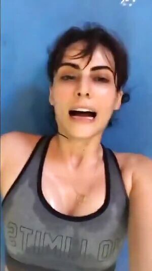 Mandana Karimi post-workout