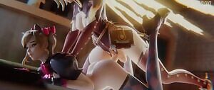 Futa Mercy fucking D.Va,
