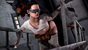 Rey's Jedi training