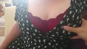 Hotwife wanted me to play with her breasts while hubby was at work. This was sent to him...