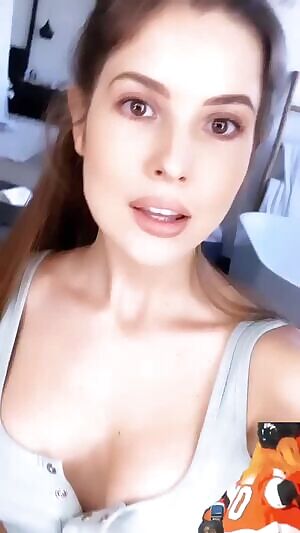 Getting ready for her flight