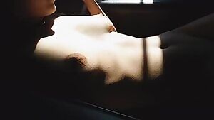 Watching her lounge in the sun