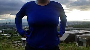 Such a pretty hike, I just HAD to get my tits out!!