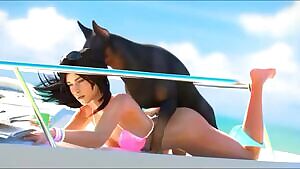 Lara and her doggy