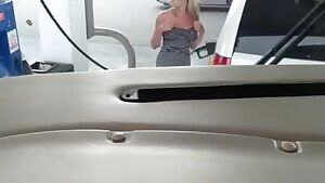 Gas station flash