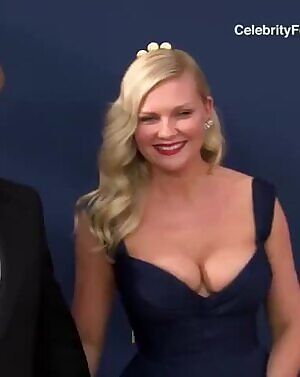 Kirsten Dunst on Emmy Red Carpet