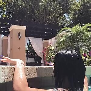 Out the pool