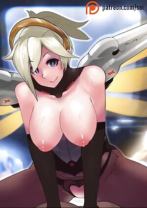 Mercy using special technique to heal you