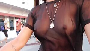 Riding my scooter through town!