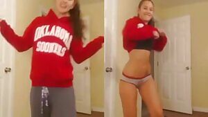 Adorable college girl