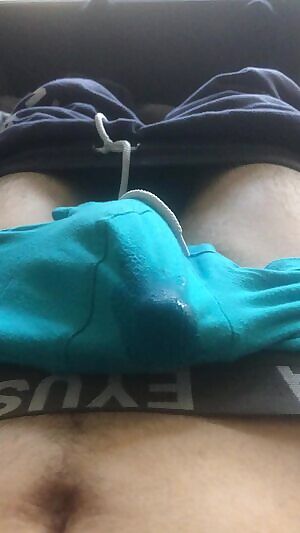 been edging into my underwear all day, my balls are so full right now