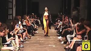 Alejandra Guilmant Topless at a runway